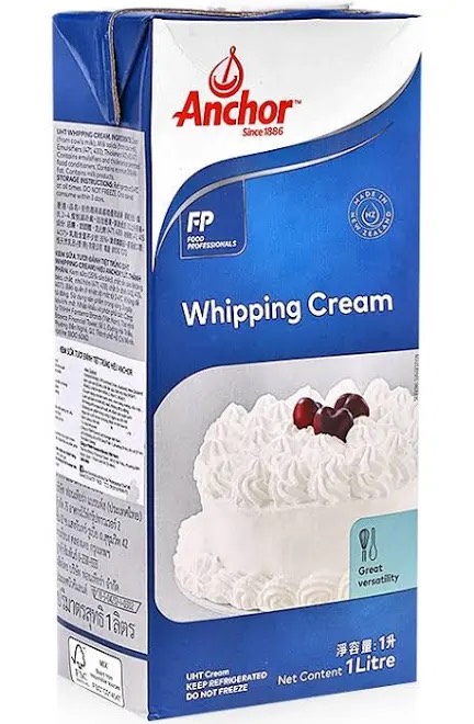 Kem sữa Whipping Cream Anchor hộp 1L (12H/T)